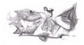 vision quest charcoal art